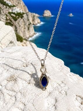 NEW! Sapphire Poison Pendant Necklace